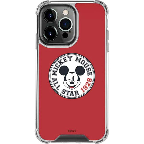 Disney Mickey Mouse All Star 1928 iPhone 14 Pro Clear Case